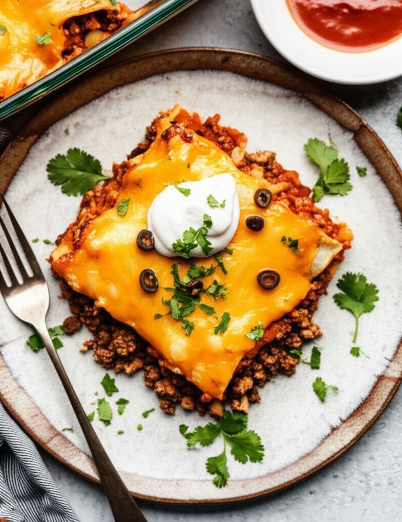 Mexican Lasagna - No Lasagna Noodles!