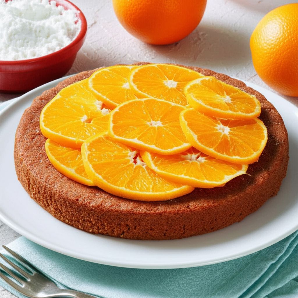 Orange Vegan Cake