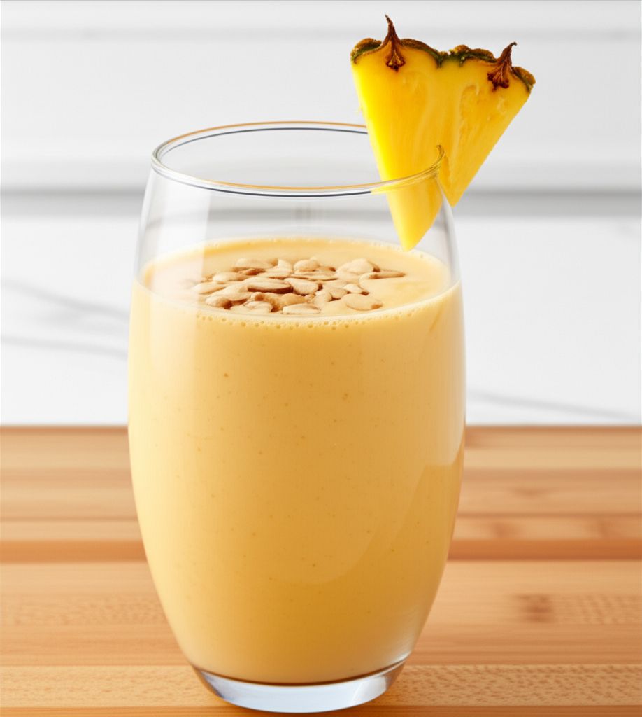 Pineapple Mango Coconut Smoothie