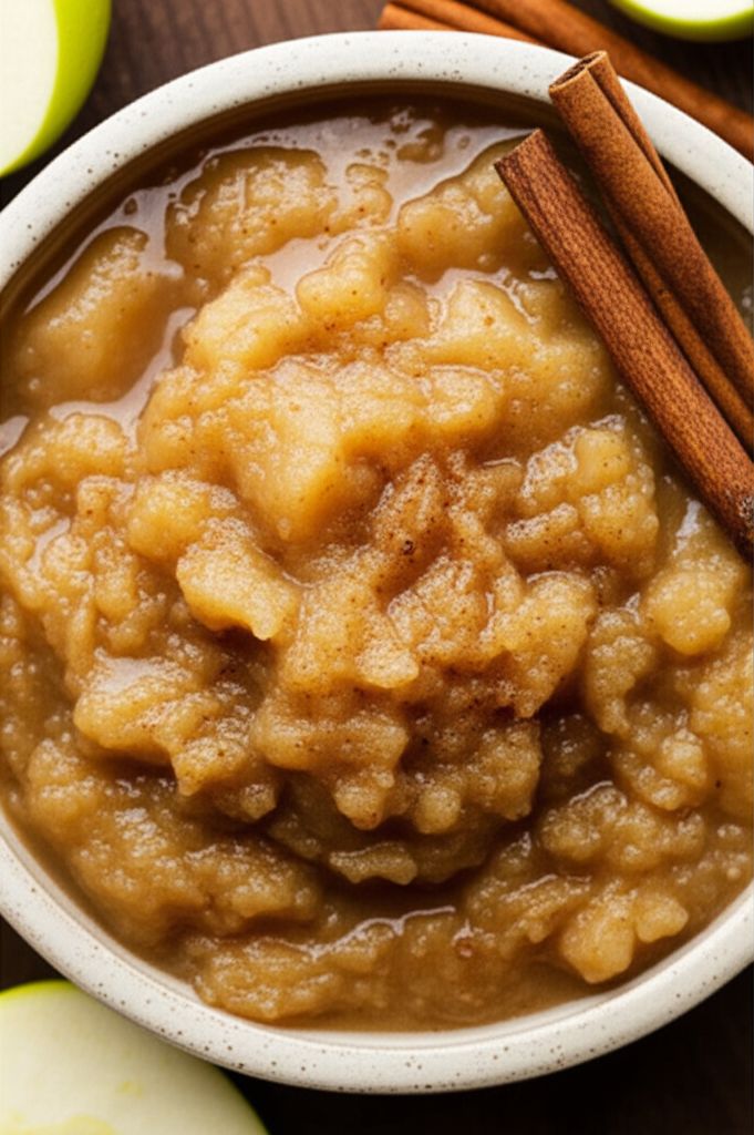 Quick and Easy Chunky Microwave Maple Cinnamon Apple/Pear Sauce