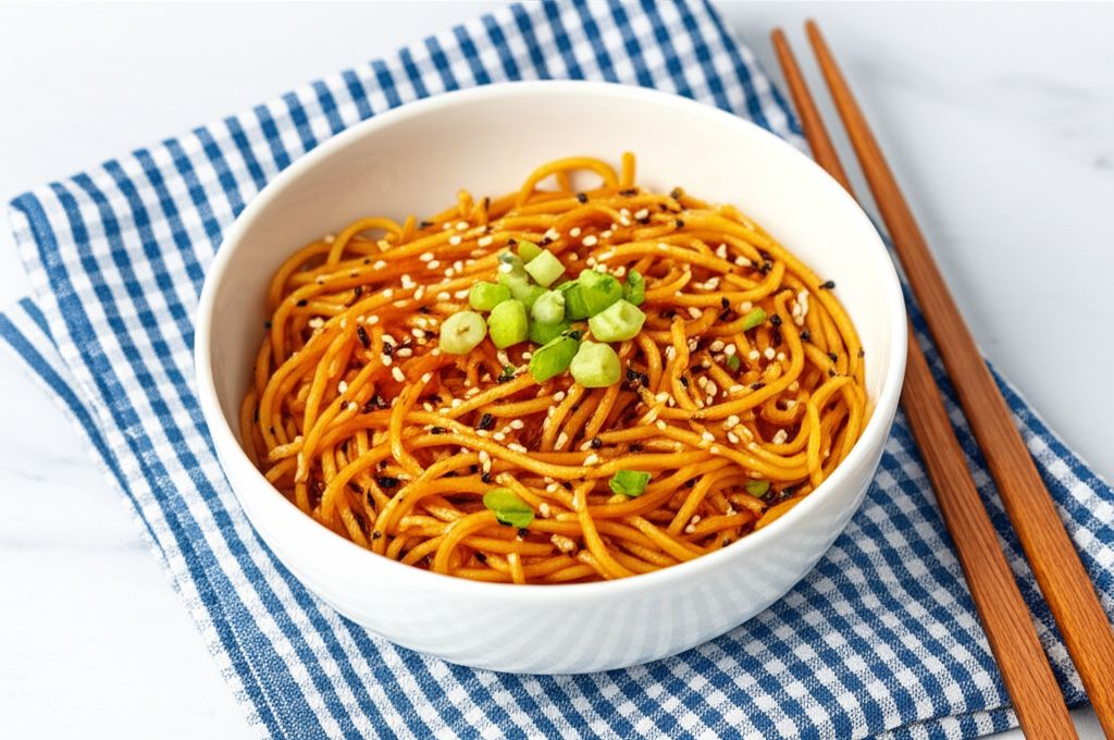 Quick Noodle-Veggie Bowls