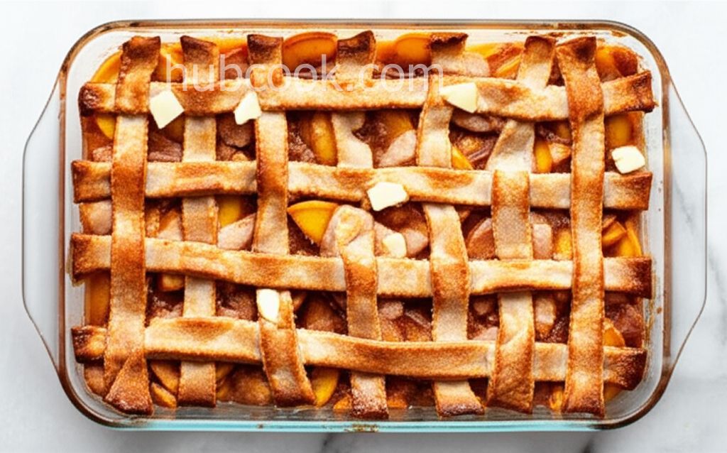 Really Quick Peach Cobbler
