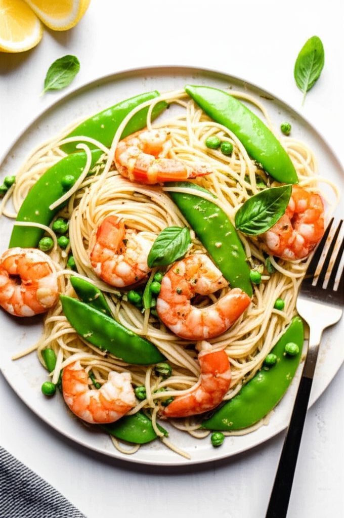 Shrimp and Sugar Snap Peas