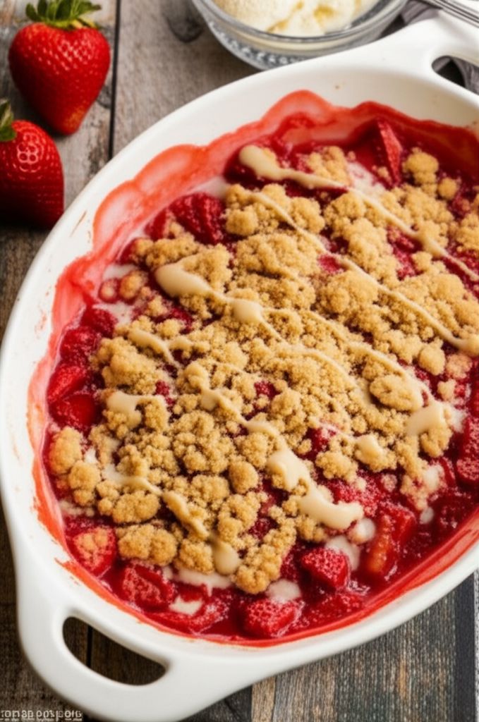 Strawberry Crumble