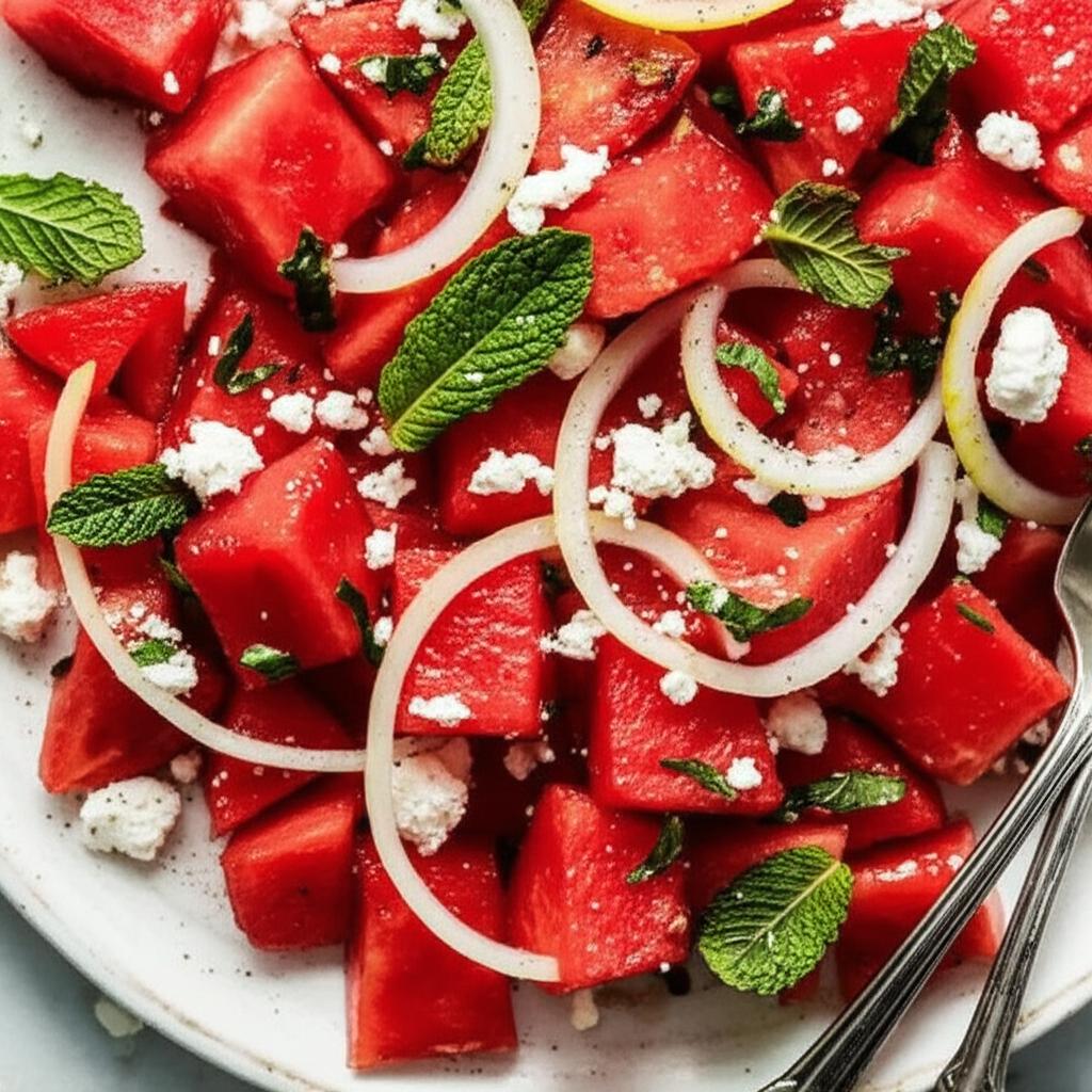 Tomato Watermelon Salad
