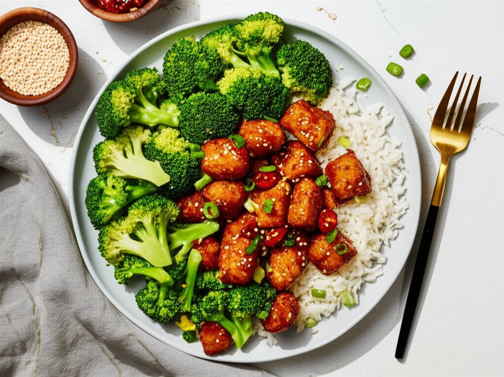 Vegan General Tso's Chick'n