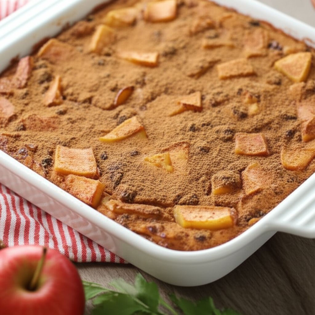 Apple Matzo Kugel