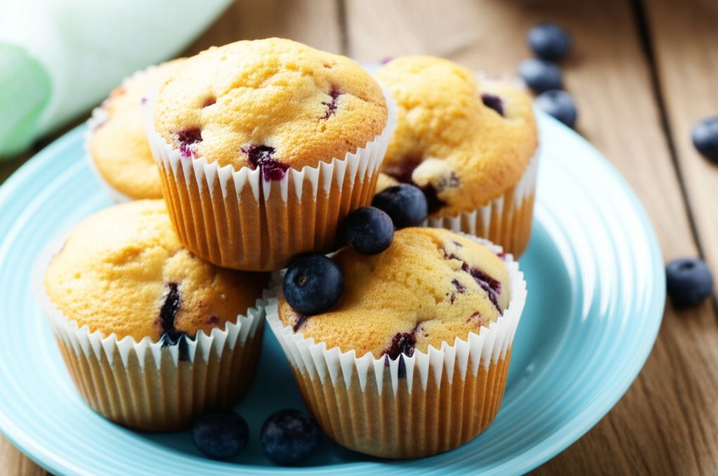 Aunt Blanche's Blueberry Muffins