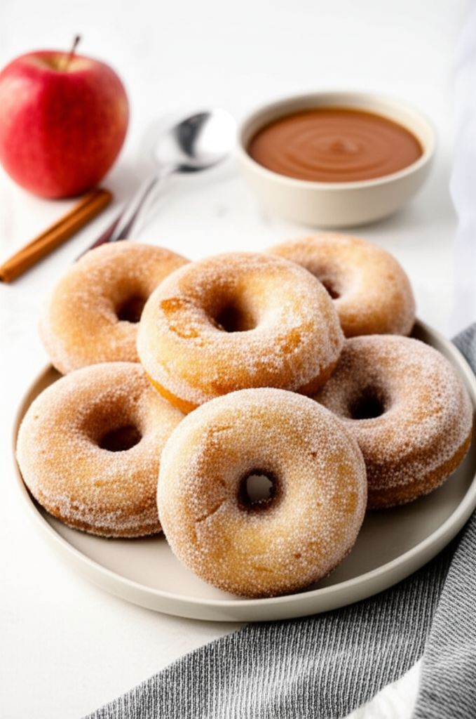 Baked Apple Doughnuts