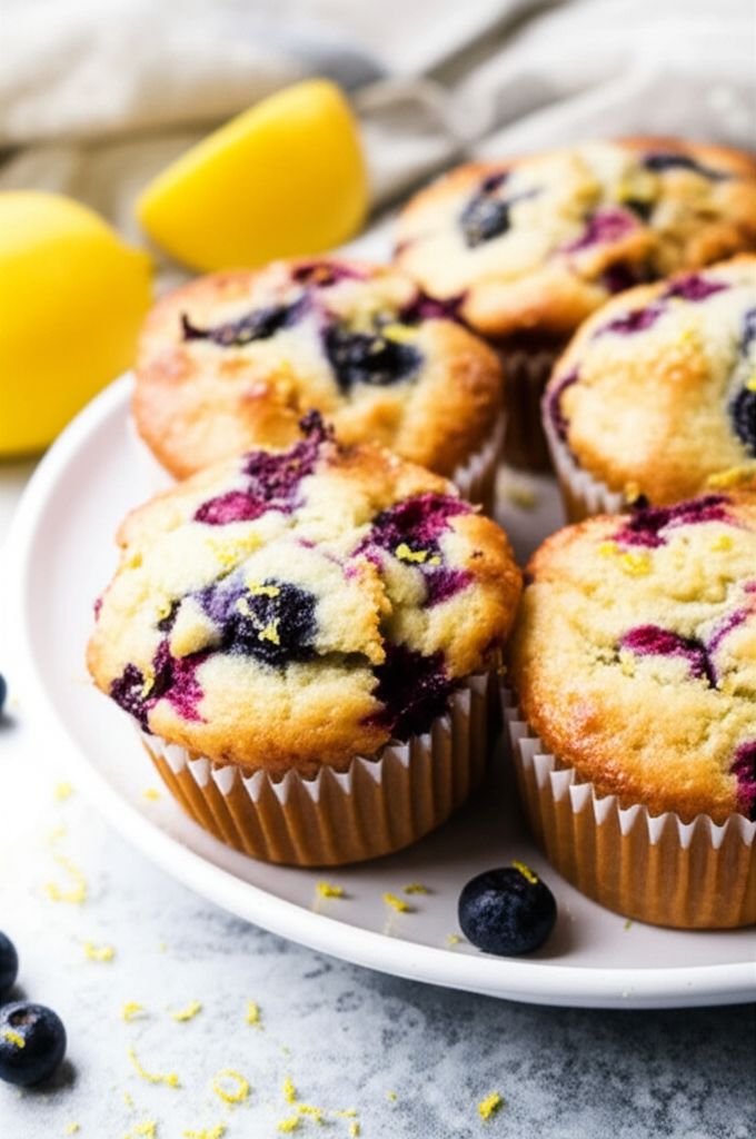 Berry Lemon Muffins