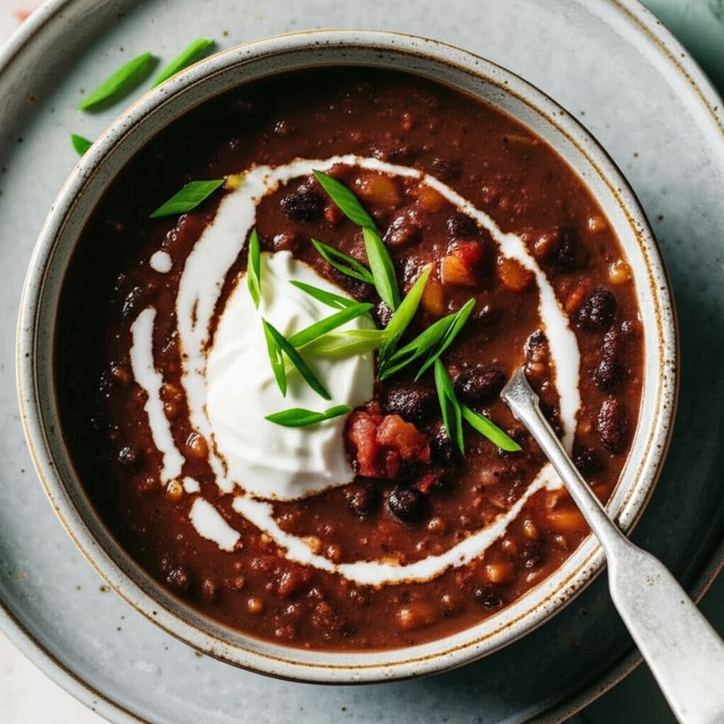 Black Bean and Salsa Soup