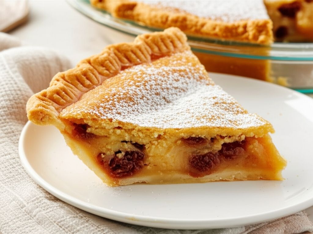 Buttermilk Raisin Pie