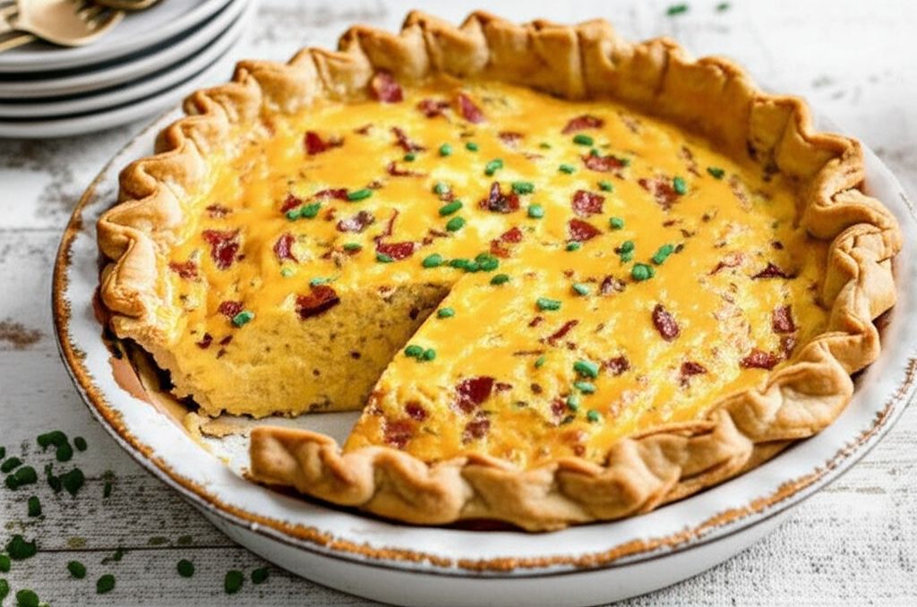 Cheddar Quiche
