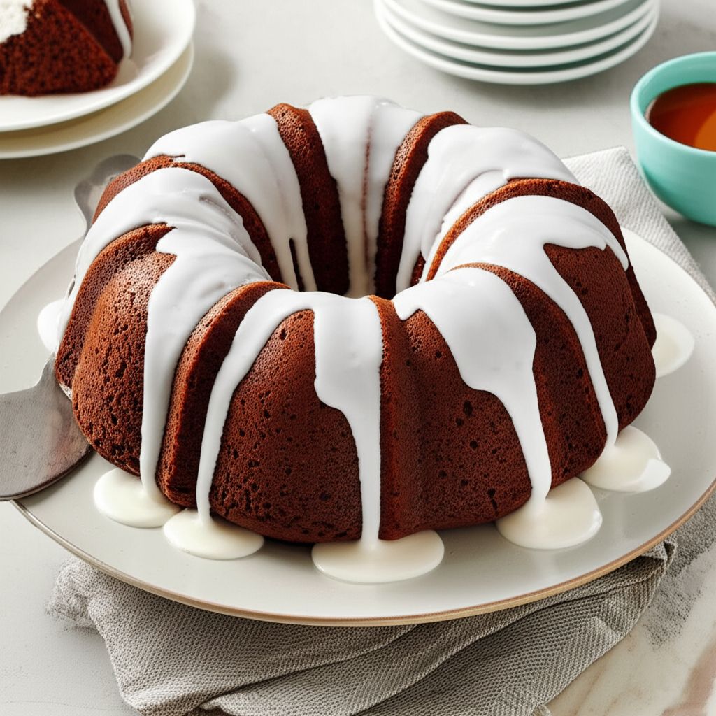 Chocolate Macaroon Tunnel Cake