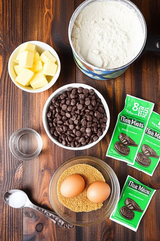 Chocolate Mint Candies Cookies