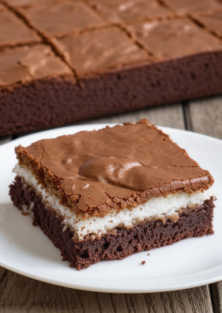 Coconut Macaroon Brownies