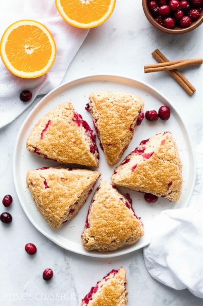 Cranberry Orange Scones