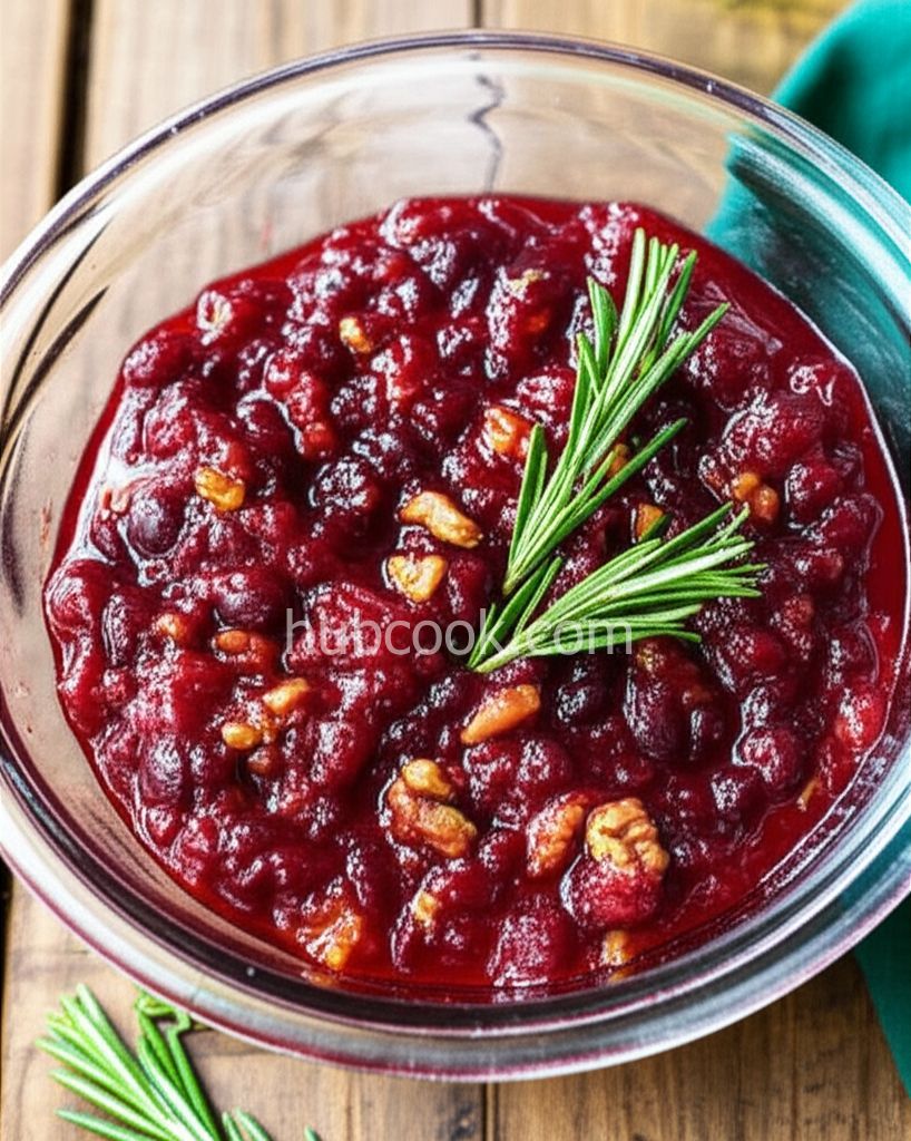 Cranberry Relish with Grand Marnier and Pecans