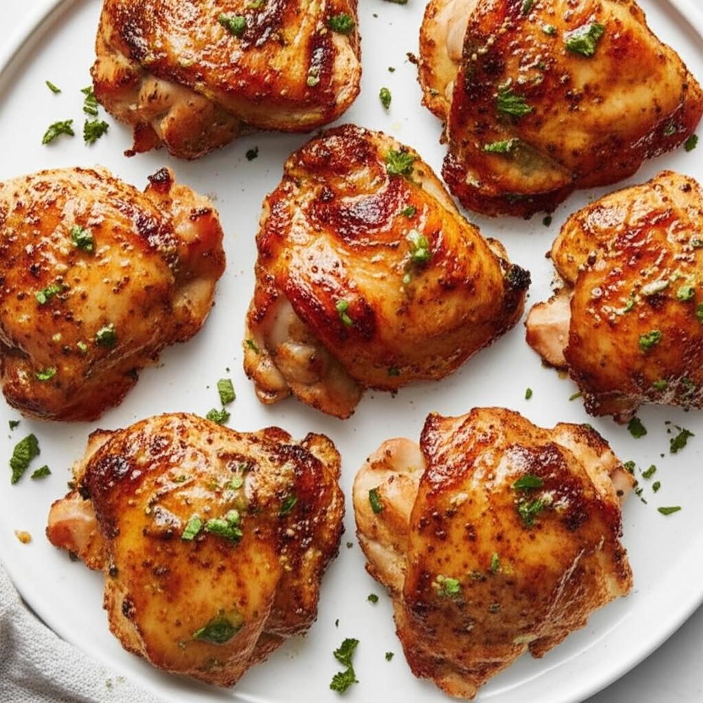 Easy Garlic Broiled Chicken