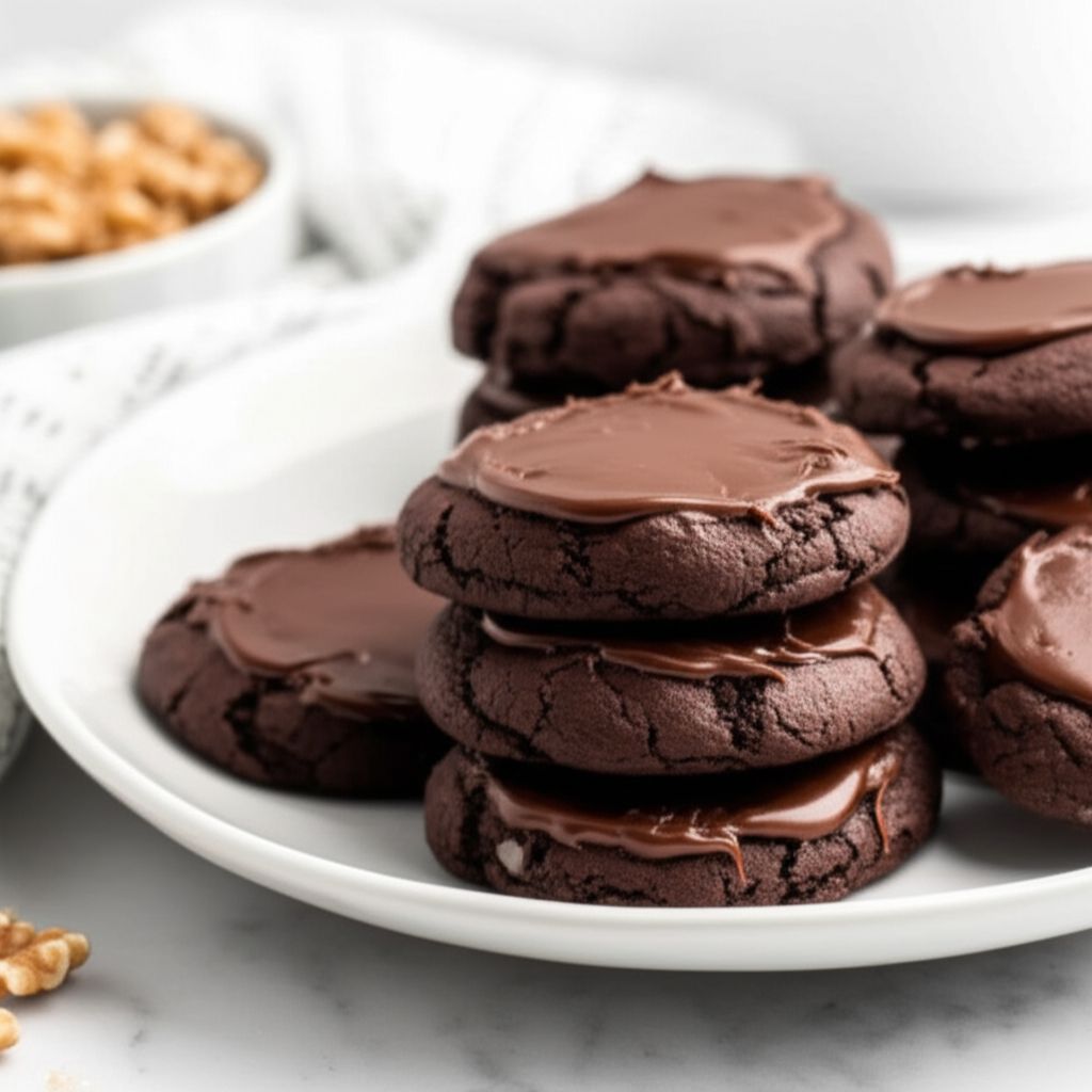 Frosted Chocolate Cookies