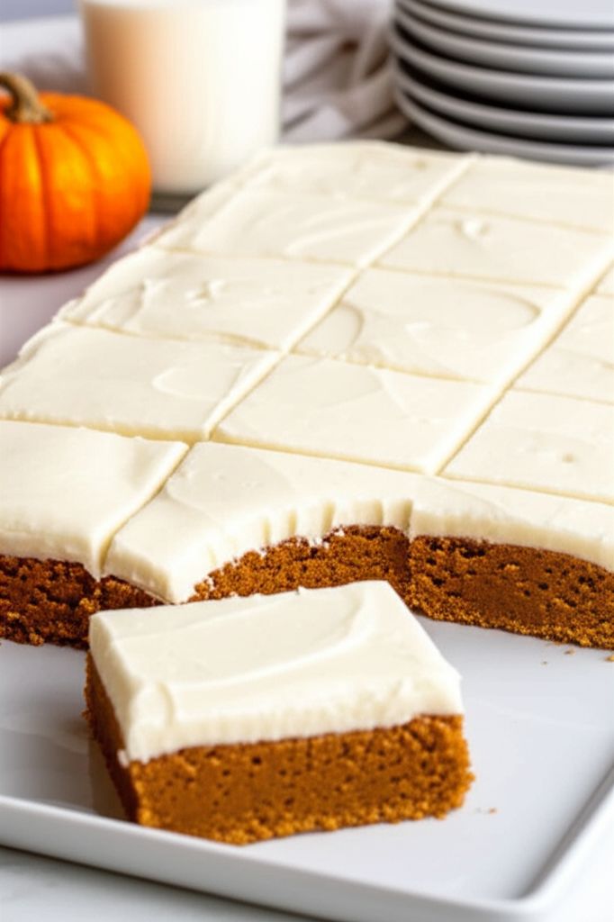 Frosted Pumpkin Bars