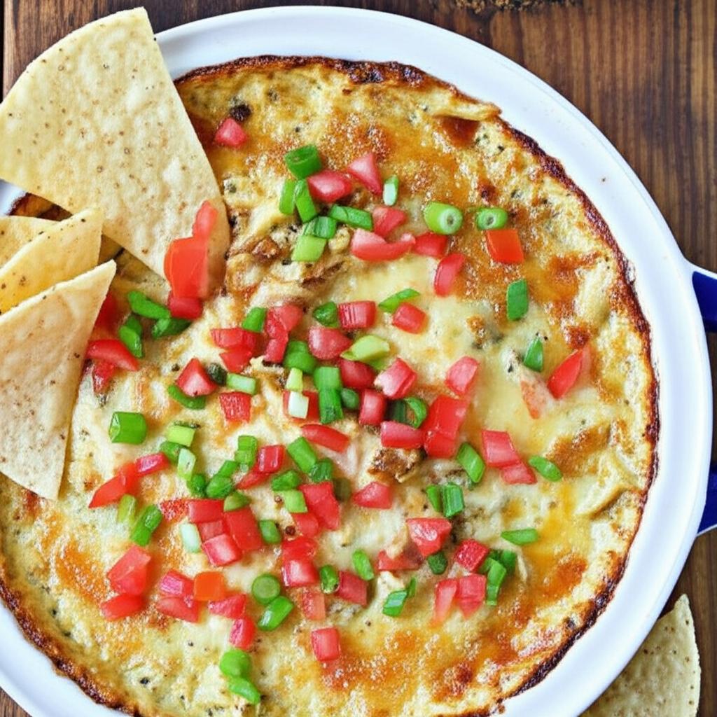 Hot Artichoke Dip with Green Chiles