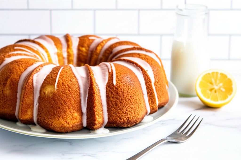 Lemon Cream Bundt Cake