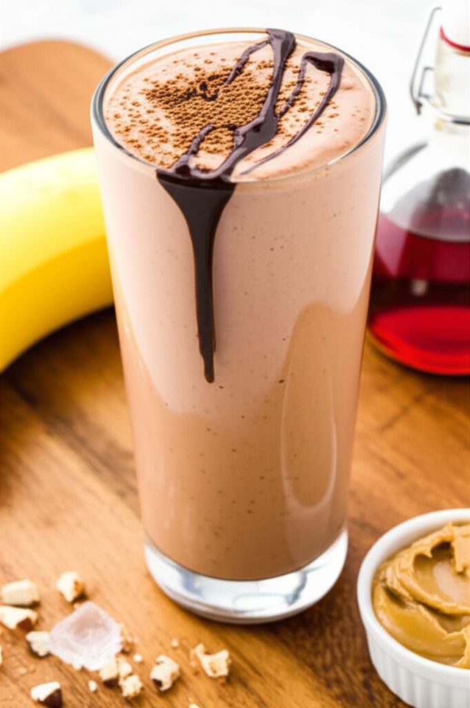 Lighter Chocolate Milkshake