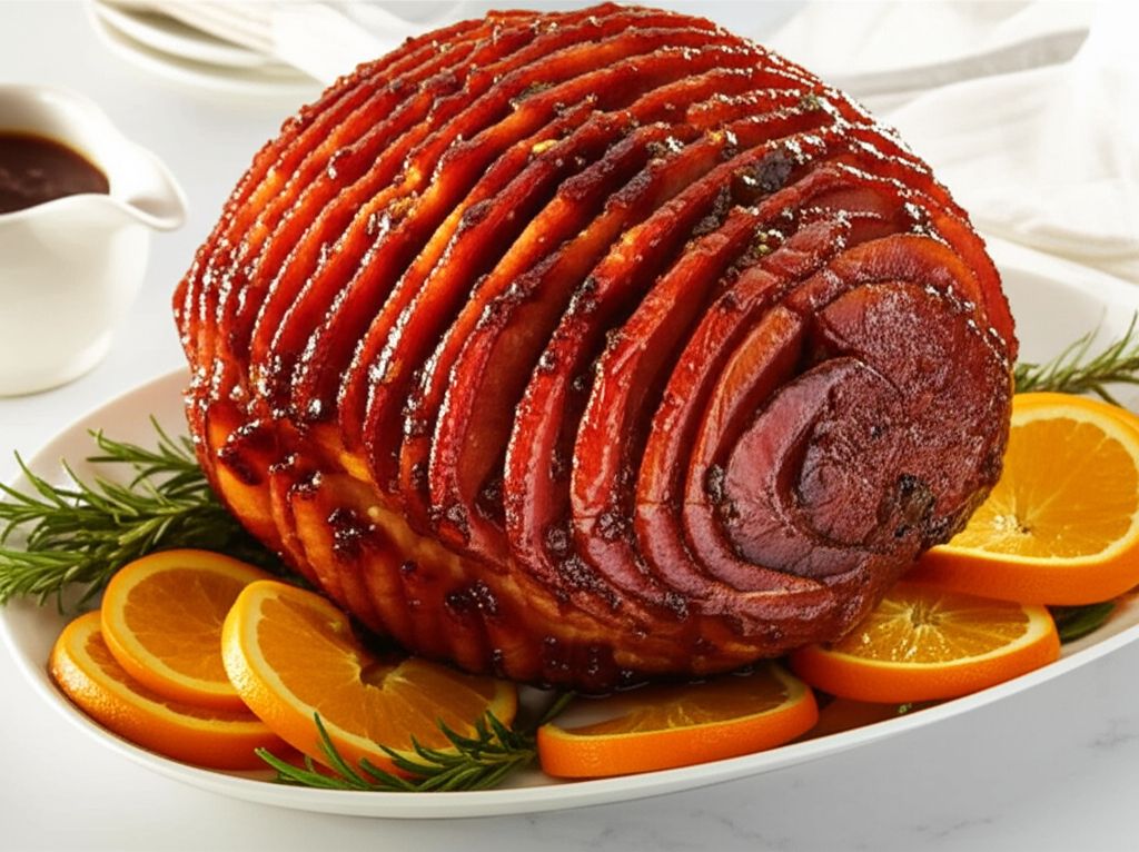 Orange Glazed Ham