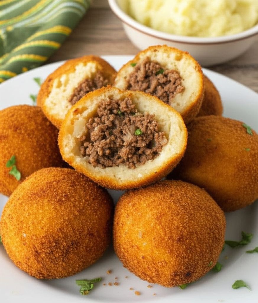 Papas Rellenas (Fried Stuffed Potatoes)