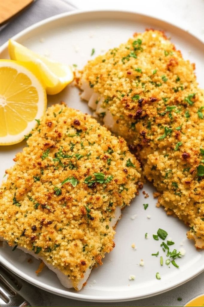 Parmesan-Crusted Baked Fish