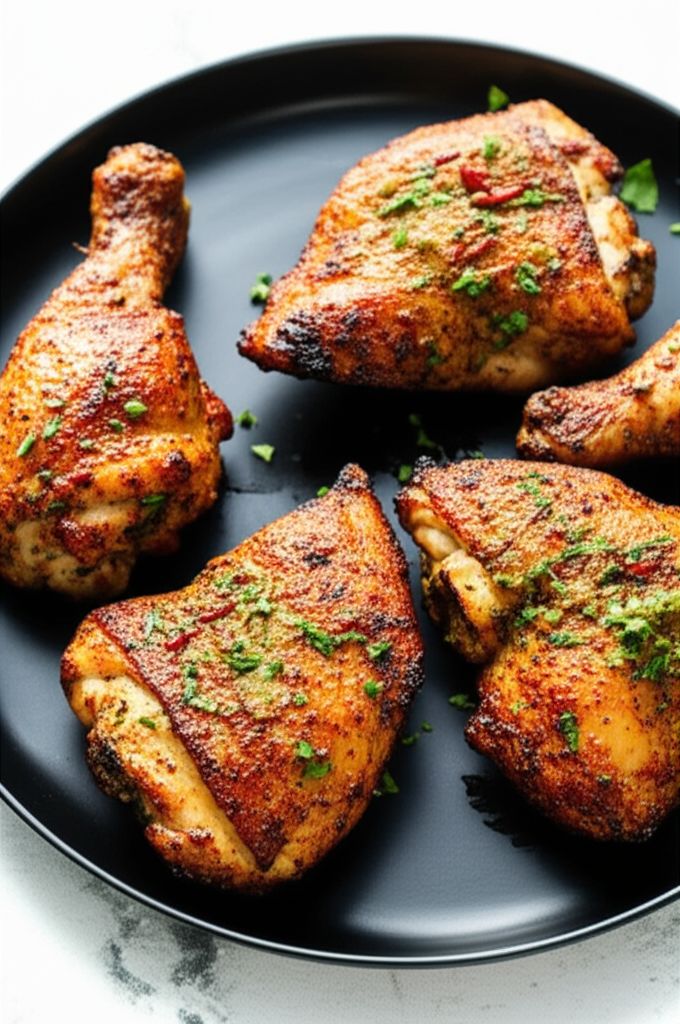 Parsley Butter Seasoned Chicken