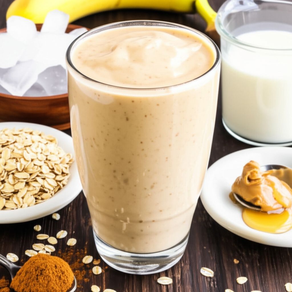 PB Banana Oat Smoothie