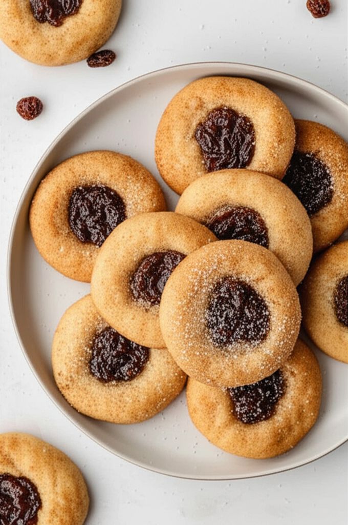 Raisin Filled Spice Cookies