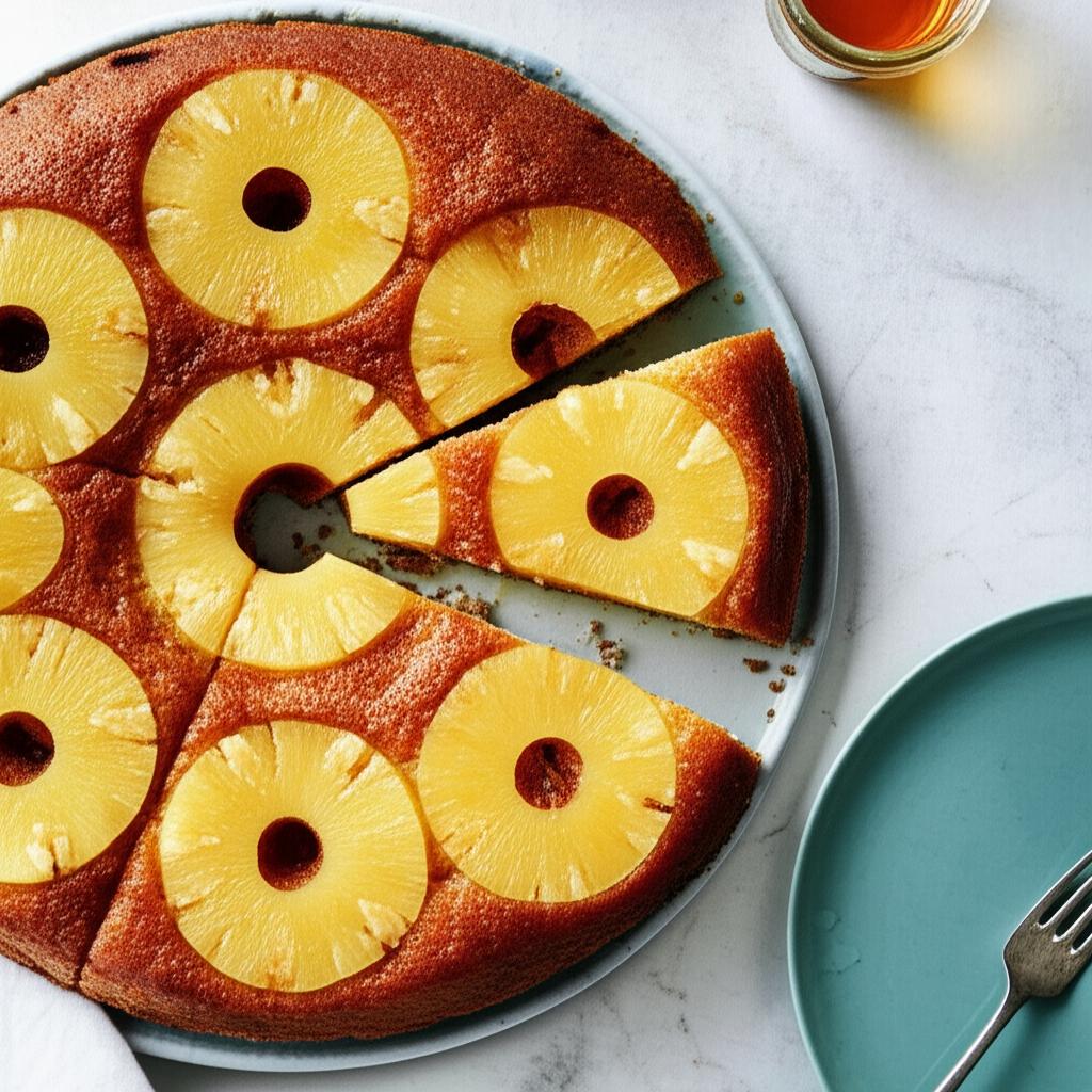 Ricotta Pineapple Upside-Down Cake