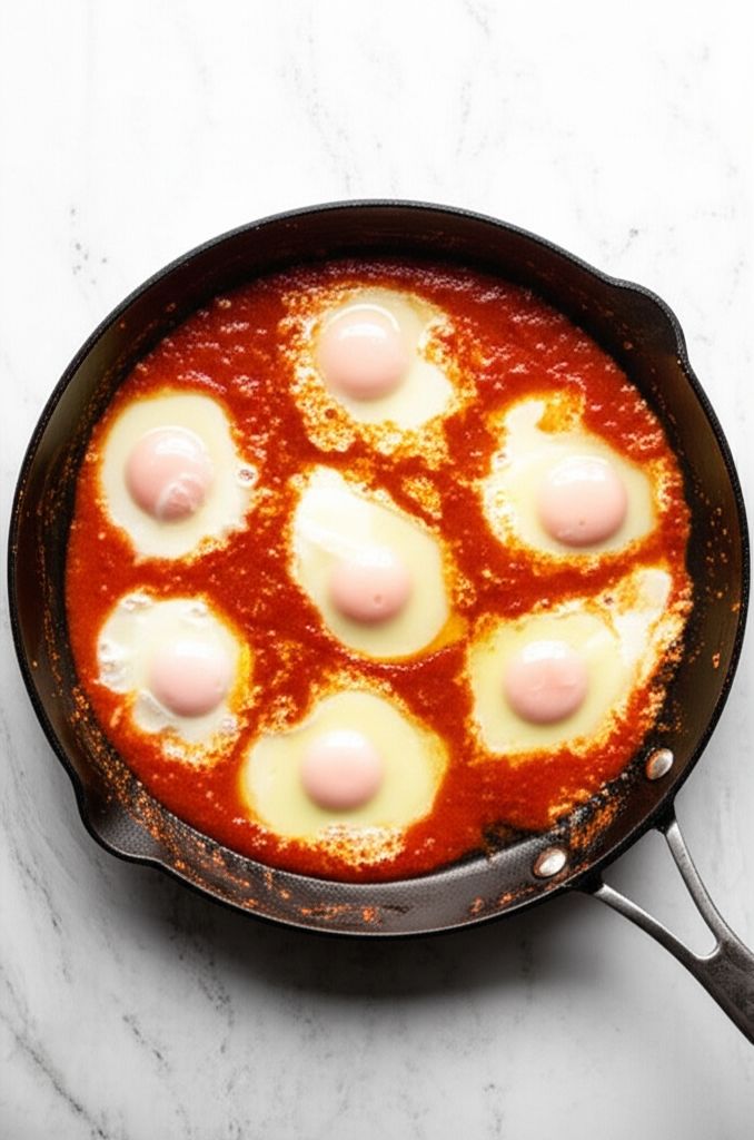 Shakshuka (Middle Eastern Baked Eggs)