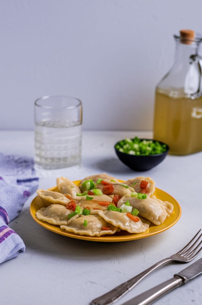 Shortcut Potato Onion Perogies