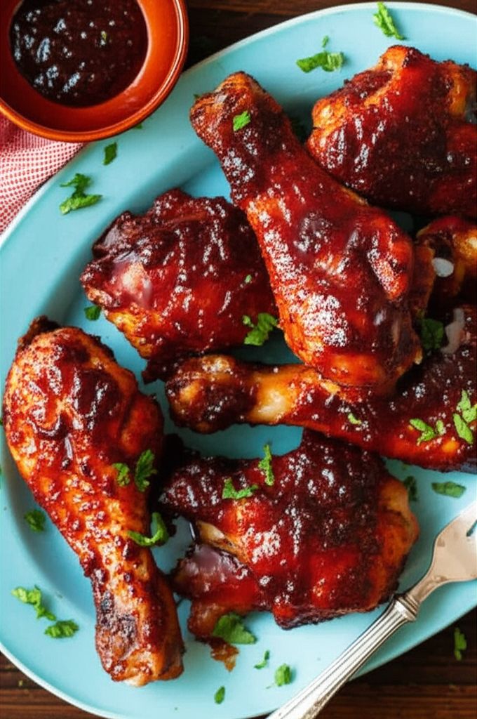 Slow Cooker BBQ Chicken Drumsticks