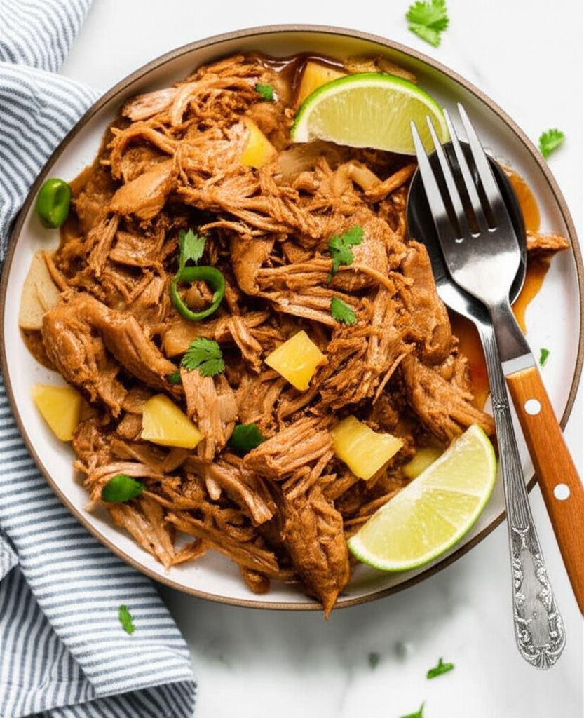 Slow Cooker Hawaiian-Style Pulled Pork