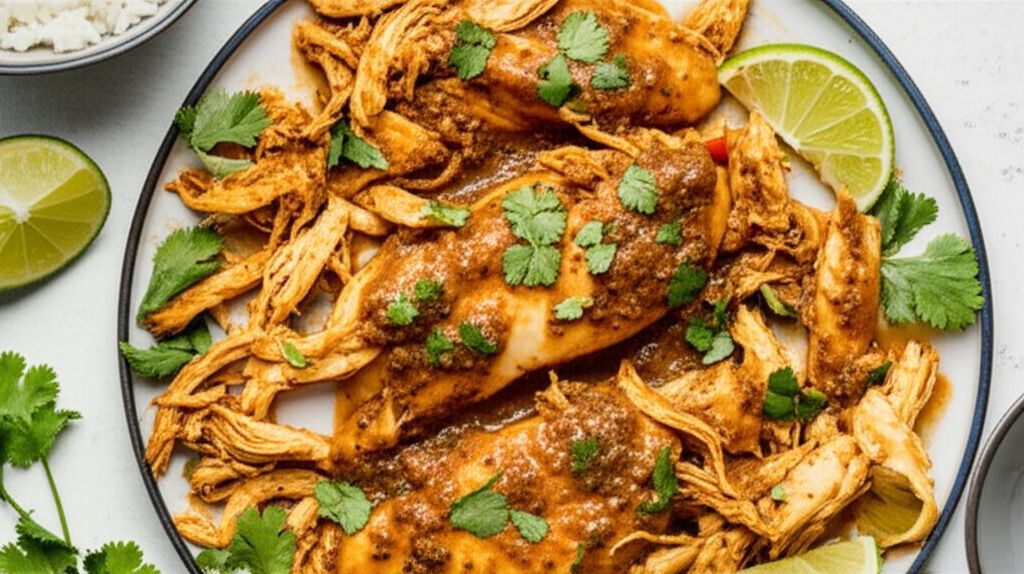 Slow Cooker Lime Cilantro Chicken