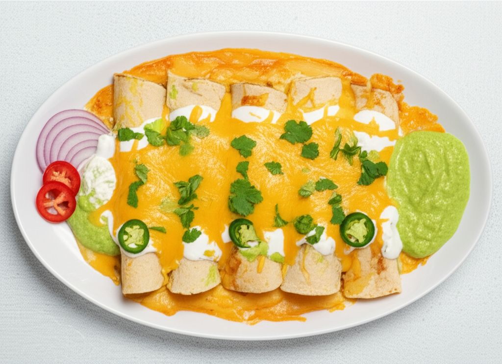 Sour Cream Chicken Enchiladas