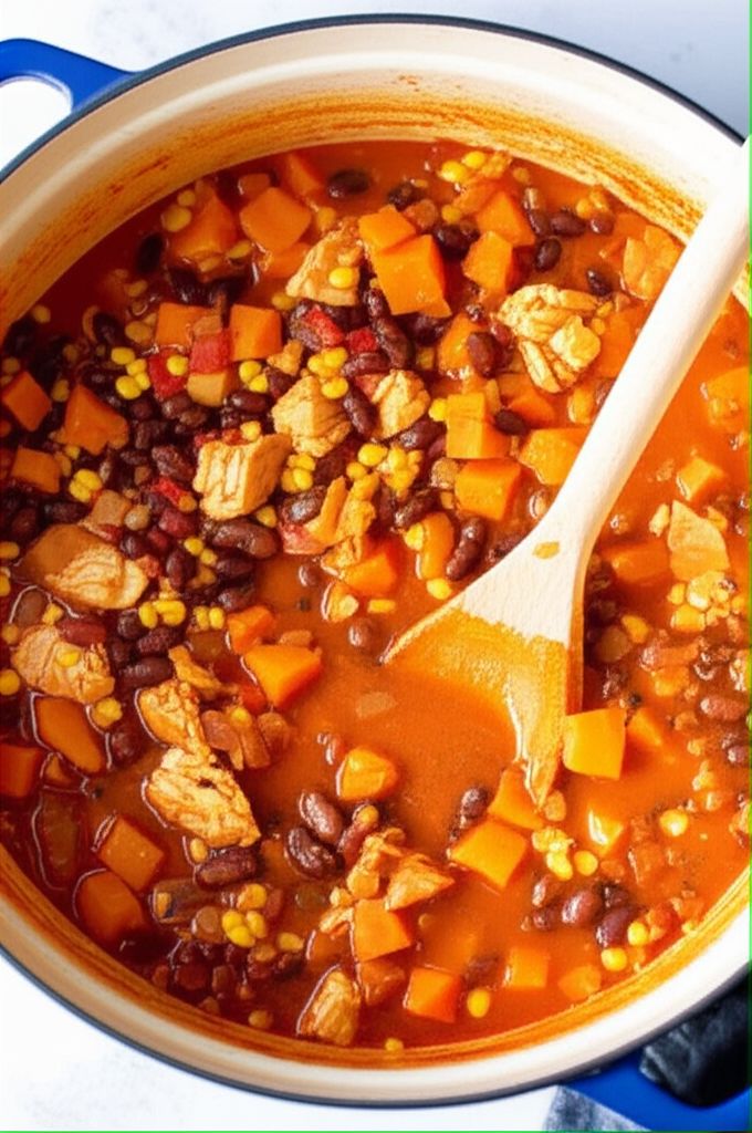 Spicy Chicken and Sweet Potato Stew