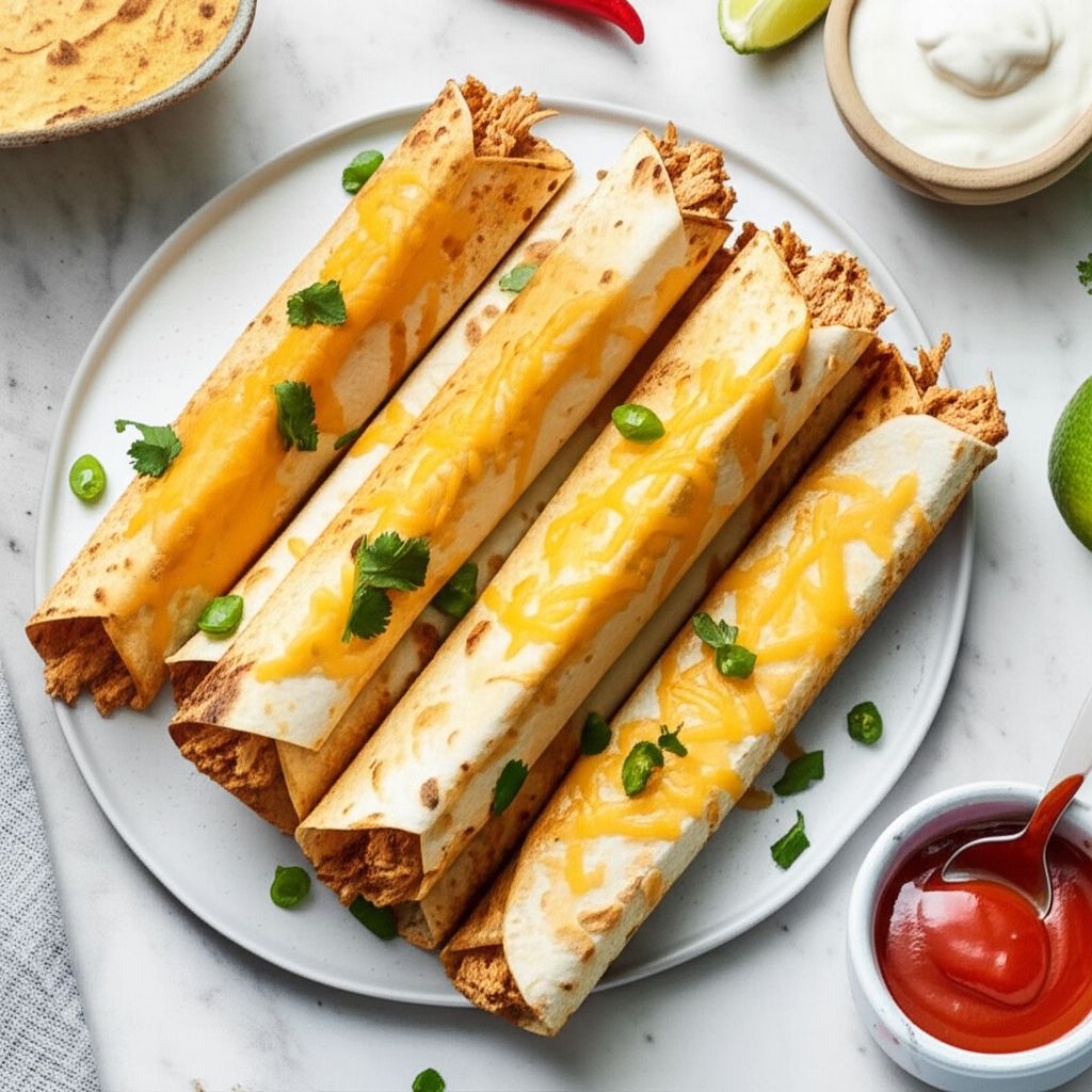 Spicy Chicken Taquitos