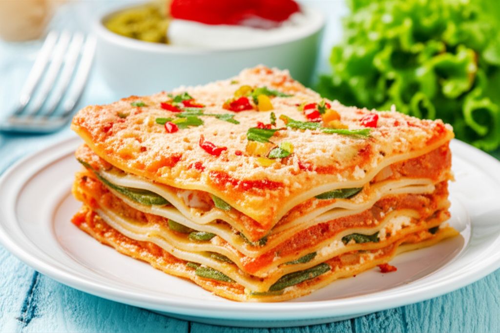 Spicy Vegetarian Lasagna