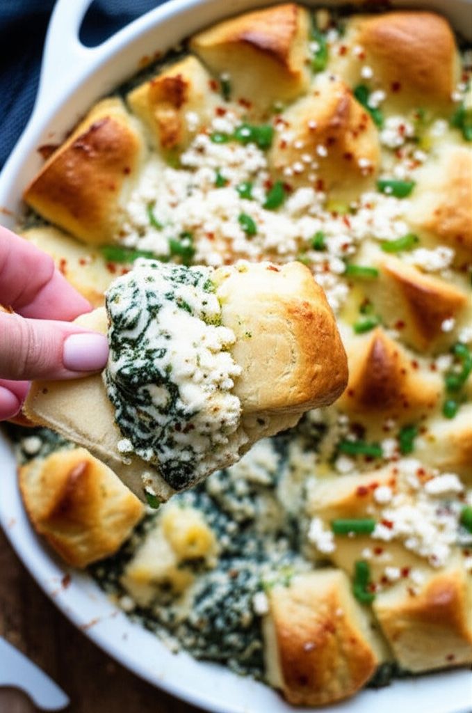 Spinach Feta Skillet Dip