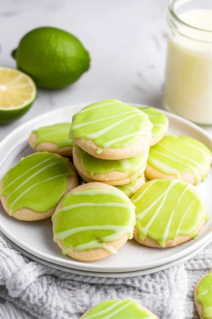 Spring Lime Tea Cookies