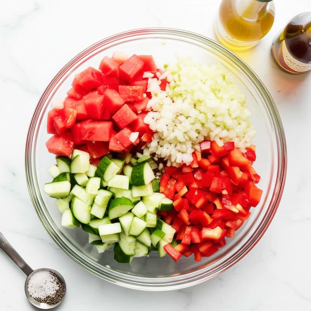 Summer Watermelon Gazpacho