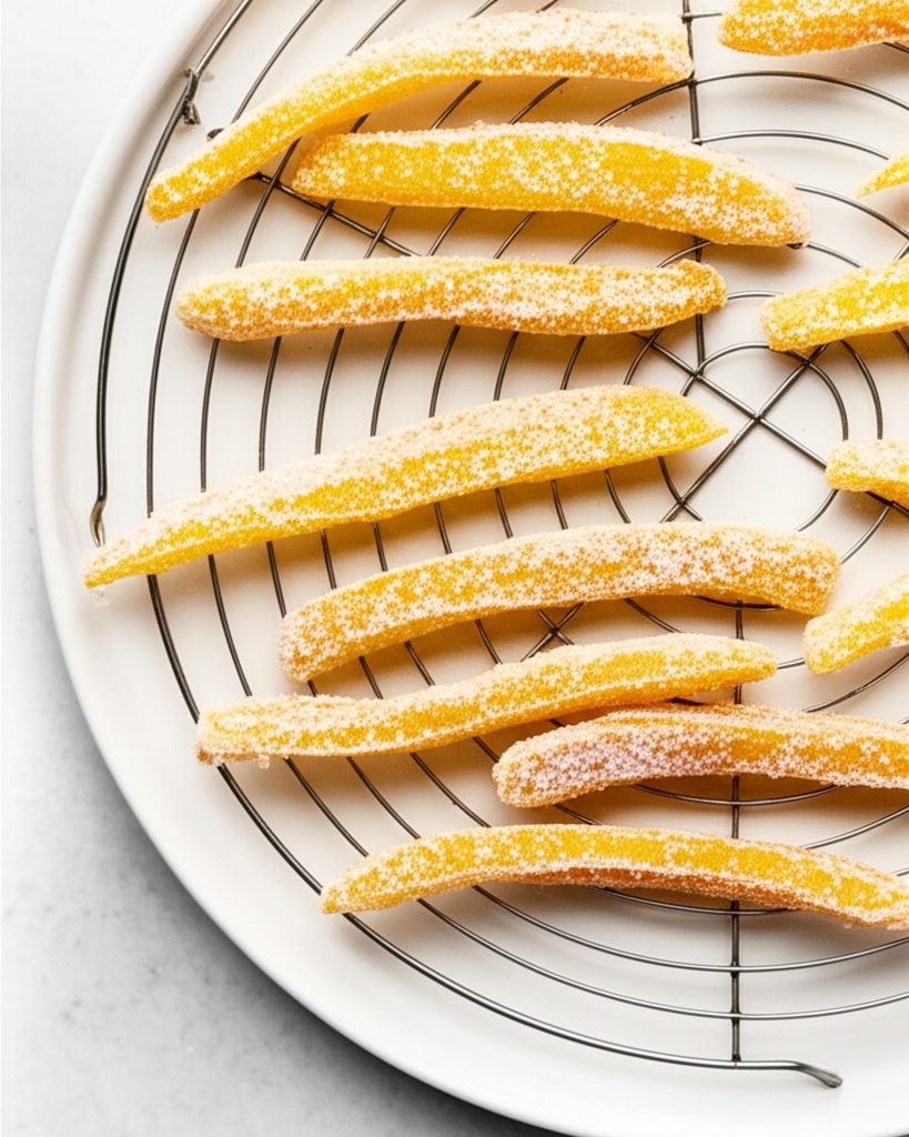 Sweet Candied Orange and Lemon Peel