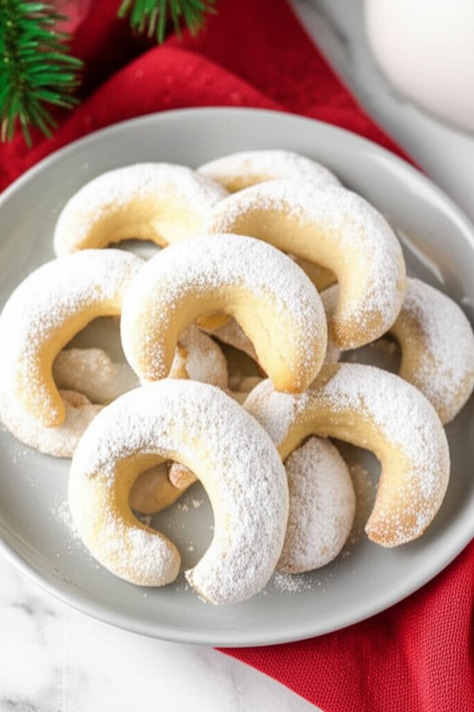 Viennese Crescent Holiday Cookies