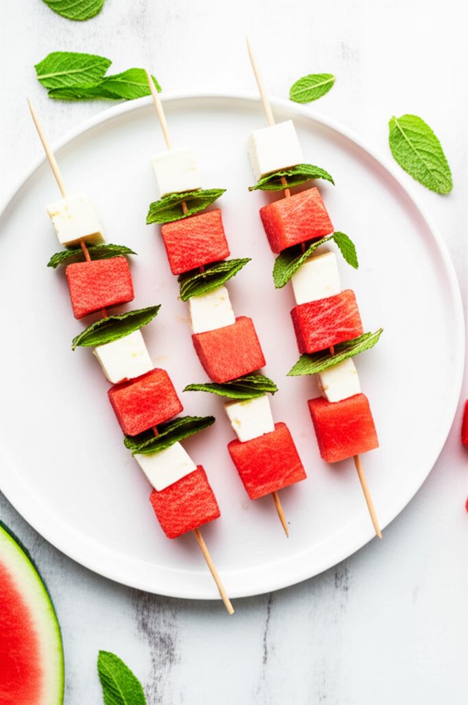 Watermelon Salad on a Stick